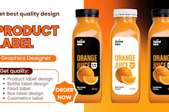 design beautiful modern label design product label cosmetics label bottle label