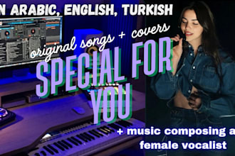write and sing your song in arabic, english, turkish