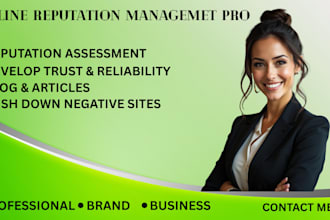 do pro online reputation management, ORM and services to suppress negative links