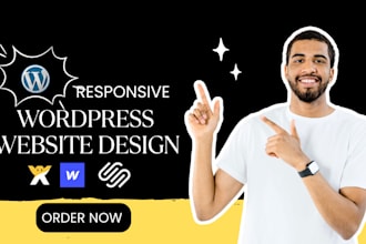 build responsive wordpress, wix website coaching, fitness website, e commerce
