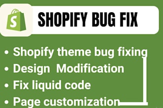 fix shopify bugs theme glitches and license problems quickly in store