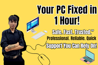 fix computer issues and provide remote tech support