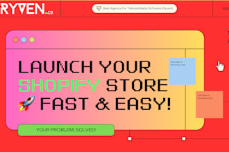 build or redesign your shopify dropshipping store, website or ecommerce store