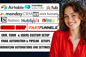 setup airtable hubspot spreadsheet monday click up stackby smartsheet asana