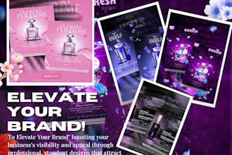 create eye catching product manipulation flyers and posters