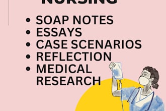 professionally do nursing notes, reflections, and research