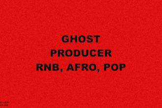 be your complete ghost producer pop, afro, hiphop etc