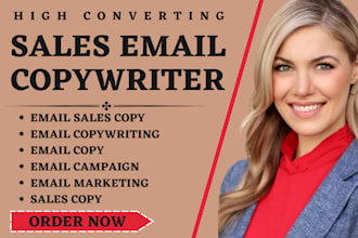 write high converting sales email copy, copywriting, email flows email marketing
