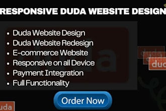 design and redesign website using duda website builder, godaddy, SEO