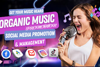 boost your sportify music artist tiktok ads brand promotion social media manager