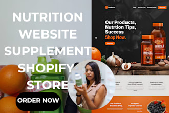 develop 7 figure shopify nutrition store nutrition vitamin shopify replo website