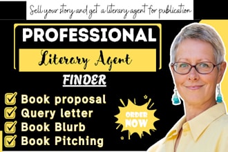 find trusted literary agent, write book proposal, synopsis, query and pitching