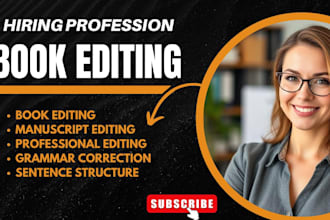 developmental, structural edit, proofread and format fiction novel, nonfiction