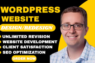 build custom wordpress business website create wordpress ecommerce site do seo