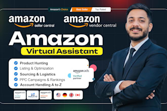 be your amazon fba virtual assistant for amazon private label, amazon expert va