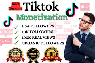 increase grow tiktok, facebook, instagram organically and promotion