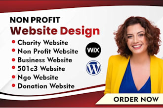 create 501c3 nonprofit and profit website, uk charity website and charity setup