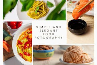 create realistic food photography image, 3d food design, 3d food videography