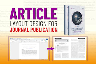 format and layout your article or thesis for publication