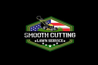 design your perfect lawn service logo to fast and affordable