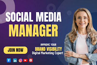 organically grow your brand, as a social media manager
