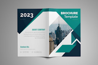 design company profile, bi fold, tri fold brochure design, booklet, leaflet
