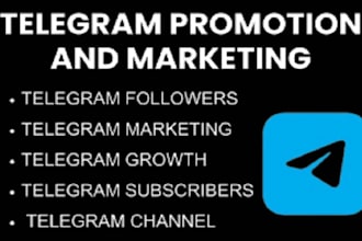 promote or grow telegram group channel to real and active telegram subscribers