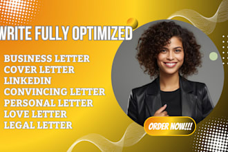 write business, legal, convincing, business, personal letter, cover letter