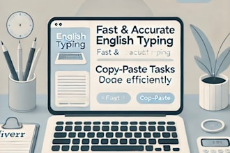 do english typing and copy paste