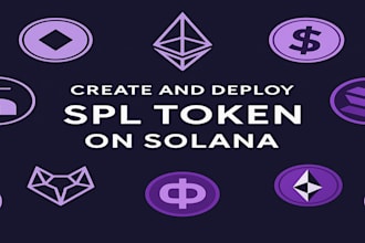 create and launch solana spl token