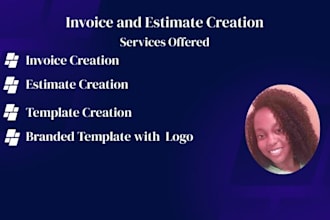 make invoices and estimates for your business
