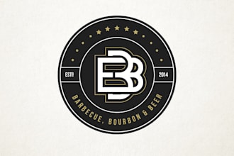 design upscale barbecue restaurant sports bar logo