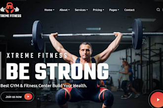 design a yoga, fitness, personal trainer or gym website