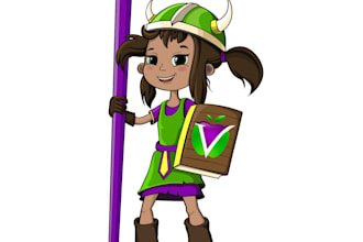 create awesome mascot community school logo