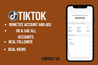 create a tiktok monetize account and tiktok ads
