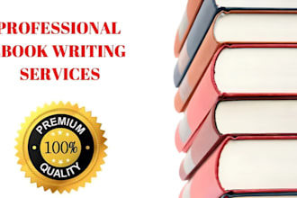 do fiction ghostwriting ,romance novels and self help ebook