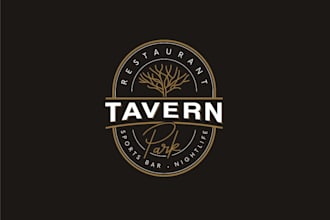 design vintage emblem restaurant logo