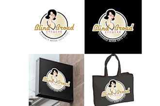 design vintage eye wear jewelry logo