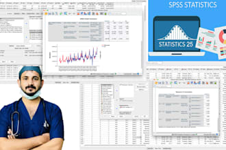 do medical research data and statistical analysis using spss