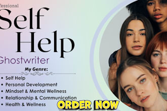 ghostwrite your 40k self help non fiction ebook writer
