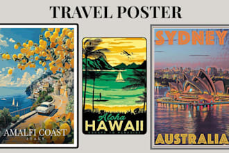 create retro vintage poster retro travel poster modern vintage travel poster