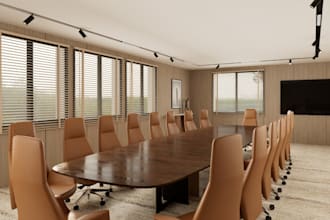 refurbish 3d modern conference room,cgi meeting,cooperate interior,render office