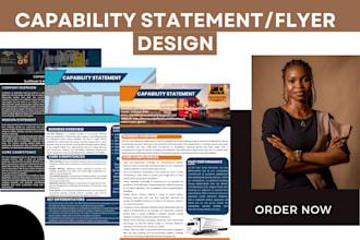 design federal government capability statement, government capability statement