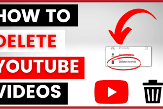 remove youtube channel and delete negative video permanently