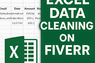clean, format, merge, split excel data