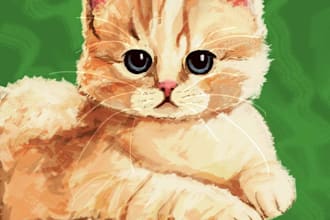 portrait of a cat