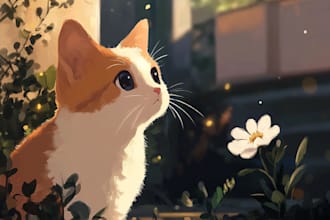custom pet portrait, digital art, watercolor, pet memorials