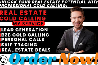 real estate cold calling lead generation telemarketing virtual asisstant