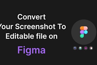 change your screenshot to editable design