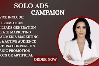 grow sales leads with organic USA solo ads campaign clickbank link promotion